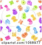 Poster, Art Print Of 3d Background Of Numbers