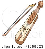 Clipart Kemenche Instrument Royalty Free Vector Illustration by Any Vector