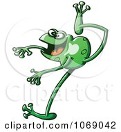 Poster, Art Print Of Goofy Green Froggy 2