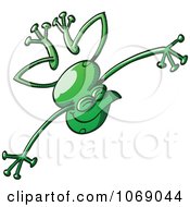Poster, Art Print Of Goofy Green Froggy 3