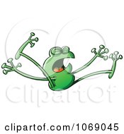 Poster, Art Print Of Goofy Green Froggy 9