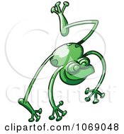 Clipart Goofy Green Froggy 1 Royalty Free Vector Illustration