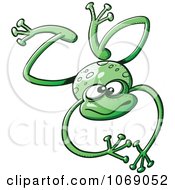 Clipart Goofy Green Froggy 8 Royalty Free Vector Illustration