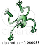 Clipart Goofy Green Froggy 10 Royalty Free Vector Illustration