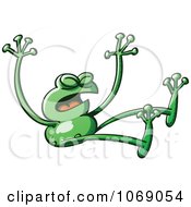 Poster, Art Print Of Goofy Green Froggy 13