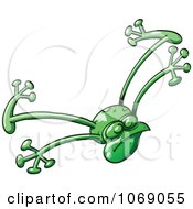 Clipart Goofy Green Froggy 11 Royalty Free Vector Illustration