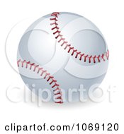 Poster, Art Print Of 3d Stitched Baseball