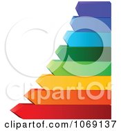 Clipart Colorful Arrow Energy Rating Chart Royalty Free Vector Illustration