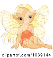 Poster, Art Print Of Sitting Fairy Elf Girl