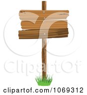 Poster, Art Print Of Wooden Plank Sign