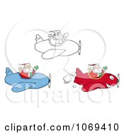 Poster, Art Print Of Santa Pilots