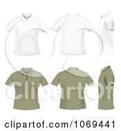 Poster, Art Print Of White And Tan Polo T Shirts