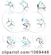 Clipart Abstract Dot Logos 2 Royalty Free Vector Illustration by Vector Tradition SM