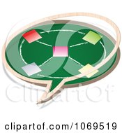 Clipart Chart Chalkboard Word Balloon Royalty Free Vector Illustration