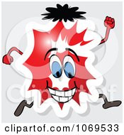 Clipart Running Red Number 6 Royalty Free Vector Illustration