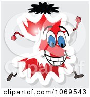 Clipart Running Red Number 3 Royalty Free Vector Illustration by Andrei Marincas