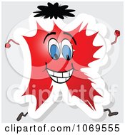 Clipart Running Red Letter R Royalty Free Vector Illustration