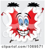 Clipart Running Red Letter U Royalty Free Vector Illustration