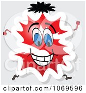 Clipart Running Red Letter S Royalty Free Vector Illustration