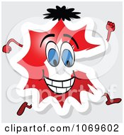 Clipart Running Red Letter C Royalty Free Vector Illustration