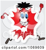 Clipart Running Red Number 9 Royalty Free Vector Illustration