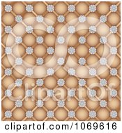 Clipart Bronze Pattern Background Royalty Free Vector Illustration