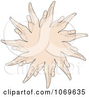 Clipart Hand Loop Royalty Free Vector Illustration