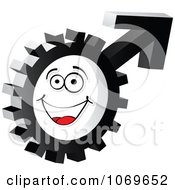 Clipart Male Gear Royalty Free Vector Illustration