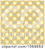 Clipart Gold Pattern Background Royalty Free Vector Illustration