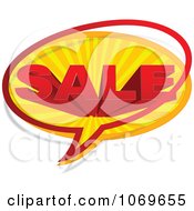 Clipart Sale Word Balloon Royalty Free Vector Illustration