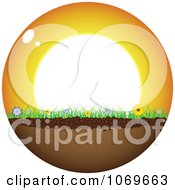 Clipart Sunshine Globe Royalty Free Vector Illustration
