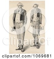 Clipart Sketching Of Two Uncle Sams Lest We Forget Royalty Free Historical Sepia Stock Illustration