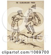 Poster, Art Print Of Uncle Sam Issuing The 3000000000 Punch - Liberty Bond