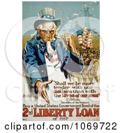 Uncle Sam Buy A United States Government Bond Of The 2nd Liberty Loan Of 1917