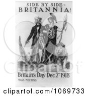 Poster, Art Print Of Uncle Sam - Side By Side - Britannia