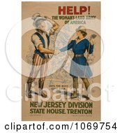 Poster, Art Print Of Help The Womans Land Army Of America - Until The Boys Come Back