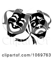 Poster, Art Print Of Dramatic Theater Masks