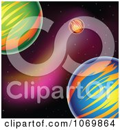 Poster, Art Print Of Colorful Planets In Outer Space