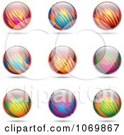 Clipart Colorful Sphere Logos 1 Royalty Free Vector Illustration