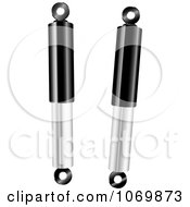 Clipart 3d Shock Absorbers Royalty Free Vector Illustration by michaeltravers
