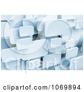 Clipart 3d Blank Dialog Chat Windows Royalty Free CGI Illustration