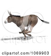 Clipart 3d Mule Running Royalty Free CGI Illustration by Ralf61 #COLLC1069903-0172