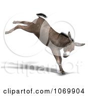 Clipart 3d Mule Kicking Royalty Free CGI Illustration by Ralf61 #COLLC1069904-0172