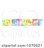 Clipart 3d Ivory Students With SUBTRACT Royalty Free CGI Illustration