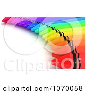 Clipart 3d Row Of Crayons 2 Royalty Free CGI Illustration