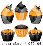 Poster, Art Print Of 3d Halloween Cupcakes
