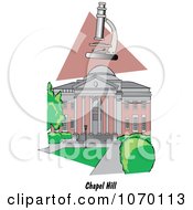 Poster, Art Print Of Microscope Over The University Of North Carolina At Chapel Hill