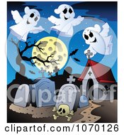 Poster, Art Print Of Haunted Graveyard
