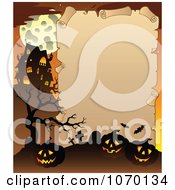Poster, Art Print Of Halloween Parchment Frame 1