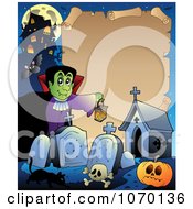 Poster, Art Print Of Halloween Parchment Frame 3